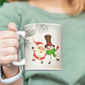 Merry Christmas Ceramic Coffee Mug Perfect for Chr...