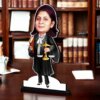 Female advocate caricature