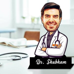 Customized Doctor Caricature Gift For Male Doctor