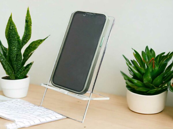 glass mobile holder