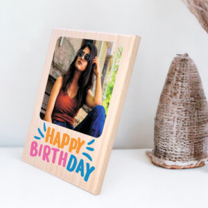 Personalized Wooden Color Photo Frame For Birthday