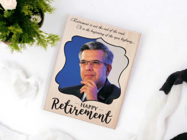 wooden retirement frame