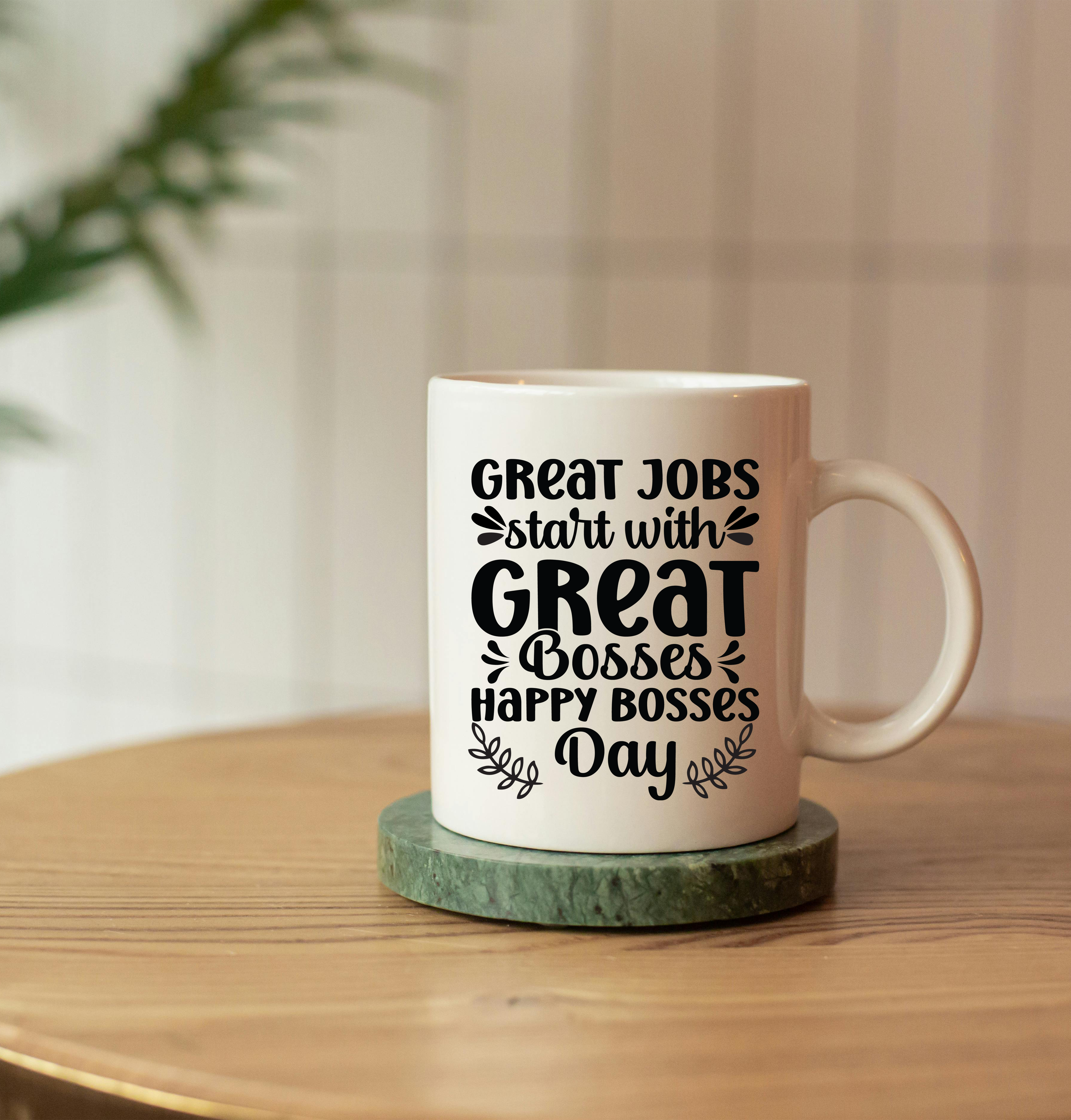 Premium Ceramic Printed Coffee Mugs For Boss
