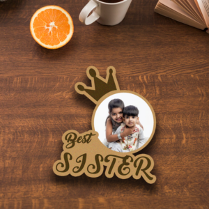 Personalized Bro Sis Photo Fridge Magnets Set Of 2