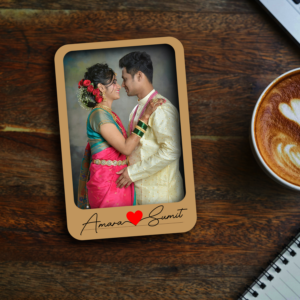 Personalized Couple Photo Fridge Magnets Set Of 2