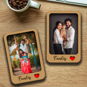 Personalized Family Photo Fridge Magnets Set Of 2