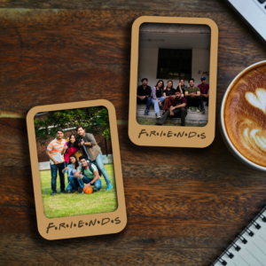 Personalized Friend Photo Fridge Magnets Set Of 2