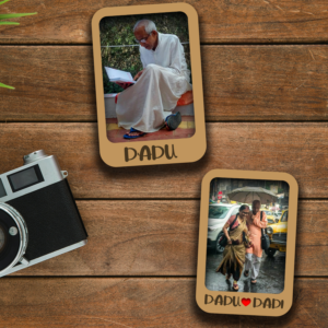 Personalized Dadu Dadi Photo Fridge Magnets Set Of...