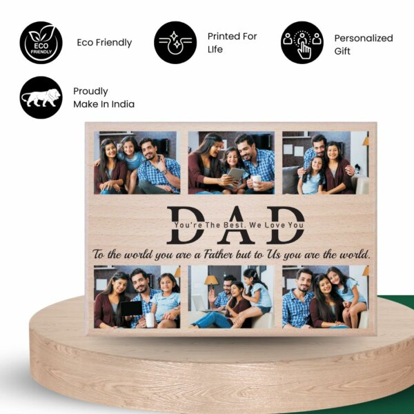 wooden frame for father