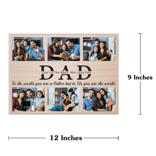 colorful photo frame for daddy