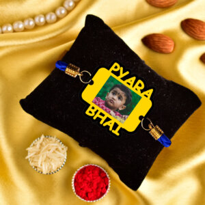 Personalized Pyara Bhai Photo Incredible Rakhi