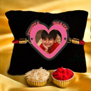 Personalized Photo Rakhi for Younger Brother