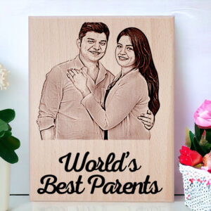 Personalized Engraved Wooden Premium Photo Frame G...