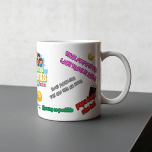 Quirky Sentence Printed Mug for Parents Day Unique Ceramic Gift