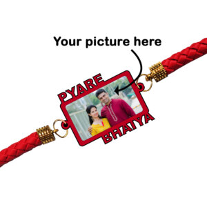 Pyare Bhaiya Personalized Photo Rakhi for Brother