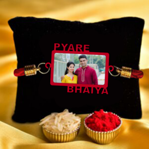 Pyare Bhaiya Personalized Photo Rakhi for Brother