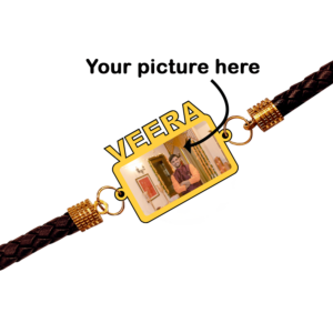 Personalized Unique Veera Rakhi for Brother