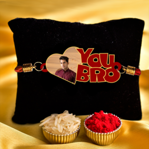 Customized Rakhi Bracelet Love You Bro Rakhi for B...