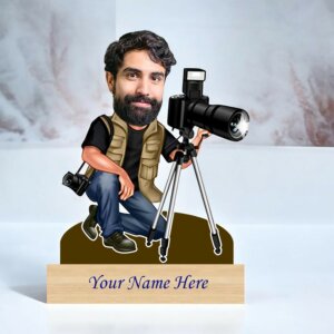 Personalized Caricature for Camera Lover with Cust...