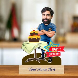 Personalized Caricature Happy Birthday Gift for Ma...