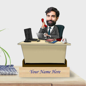 Personalized Caricature For Business Man with Cust...