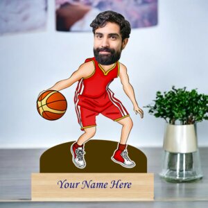 Basket Ball Player Personalized Caricature for Men