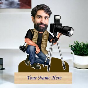 Personalized Caricature for Camera Lover with Cust...