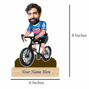 Personalized Caricature for Cycle Lover with Custo...