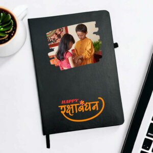 Personalized Photo Diary with Pen Gift for Rakshab...