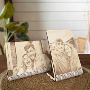 Personalized Engraved Wooden Couple Photo Frame