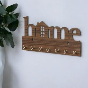 Premium Wooden Key Holder Elegant Home Décor Esse...