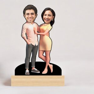 Personalized Couple Caricature For Valentine Day G...