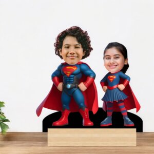 Personalized Superhero Caricature for Nephew & Nie...