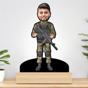 Caricature For Army Man A Perfect Gift For Brave H...