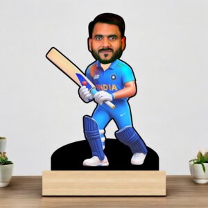 Personalized Caricature For Cricketer Best Gift Fo...