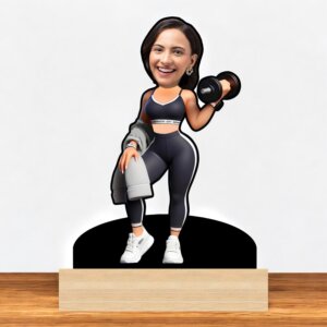 Perfect Gift for a Fitness Queen Personalized Cari...