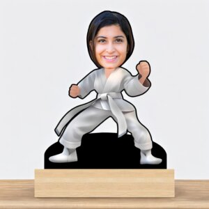 Personalized Judo Warrior Caricature For Her