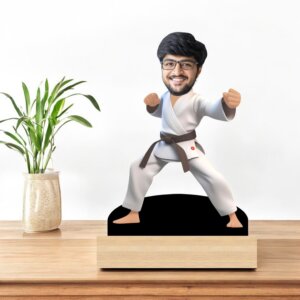 Personalized Judo Warrior Caricature For Him