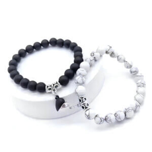 Unisex Magnetic Couple Bracelet Set of 2