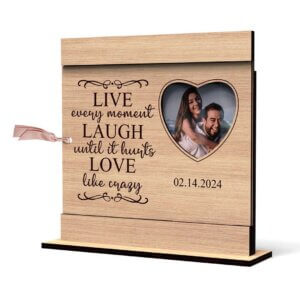 Custom Slide Photo Frame | Unique Gift for Couples