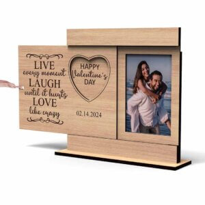 Custom Slide Photo Frame | Unique Gift for Couples