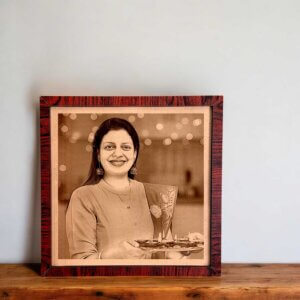 Personalized Engraved Photo Frame Painting For Mom