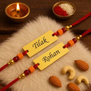 custom name rakhi